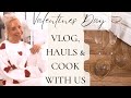 VALENTINES DAY VLOG | TIKTOK SHOP HAUL &amp; TRY ON | COOK LOW CALORIE HIGH PROTEIN PIZZA WITH ME!!