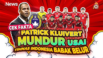 Patrick Kluivert Mundur usai Timnas Indonesia Babak Belur dari Jepang, Cek Fakta