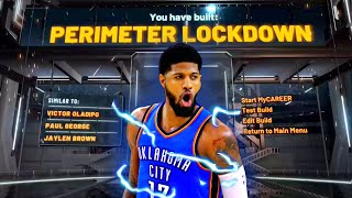 Best PERIMETER LOCKDOWN Build on NBA 2K20! *RAREST* MOST OVERPOWERED Build in NBA 2K20!