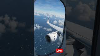 Close-Up Wing View - Air France 777 Banking Turn Over Ocean 🌊🔥