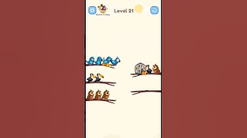 🐦Bird Sort Color Puzzle Game Level-21🔥🔥#shorts #gameplay #thefireaghori