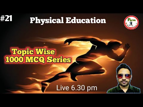 Live -1000 MCQ Series #21 | TOPIC WISE /2000 PTI & Master Cadre | PSTET Level 1 & 2 | Physical Edu.