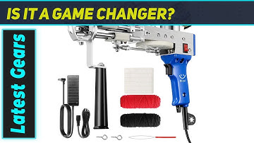 Riiai Tufting Gun 2-in-1: Easiest Way to Make Rugs!