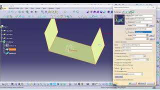 83 Conic sweep Two guide curves in CATIA |Tamil