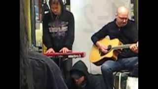 Video thumbnail of "Swallow The Sun: Falling World acoustic live in Levykauppa Äx, Turku 2009"