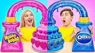 Pink VS Blue Cake Decorating Challenge | Funny Situations and Fails by Multi DO Challenge