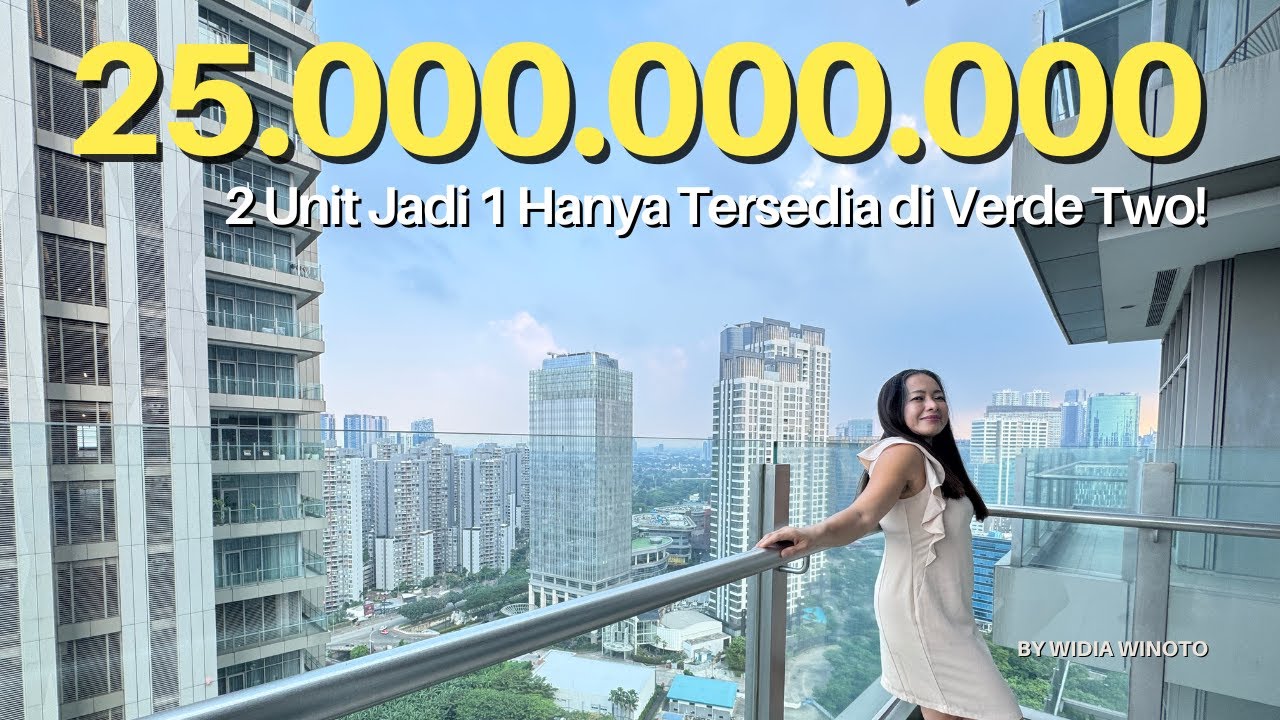 Можно ли купить две квартиры класса люкс стоимостью 25 миллиардов рупий?!! Verde Two South Jakarta