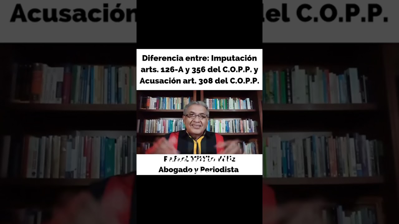 Diferencias entre Imputación y Acusación. 
