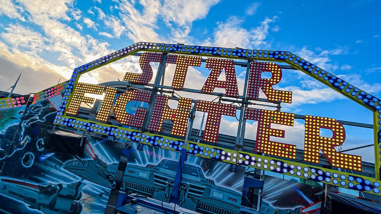 Justin Codona - Star Fighter - Hartlepool Marina Funfair 2026 (Onride POV)