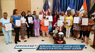 Borough President Gibson Hosts Brunch for NYCHA Tenant Leaders