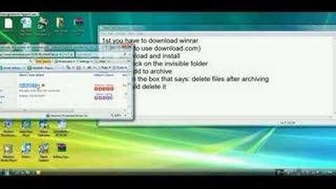 How to delete invisible folders