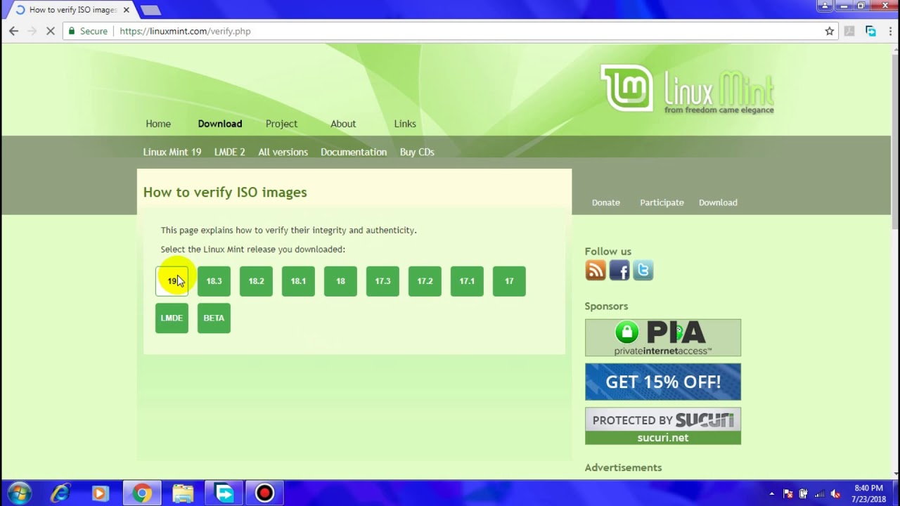 How to Download Linux Mint 19 Tara (Very Easy) - YouTube