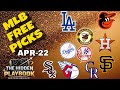 MLB Picks Today Wednesday 4/22/2026 | FREE MLB Best Bets, Predictions, and Player Props!