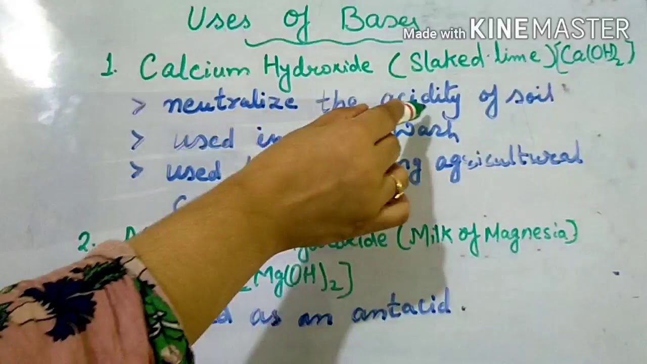 What are bases Properties of Bases Uses of Bases YouTube