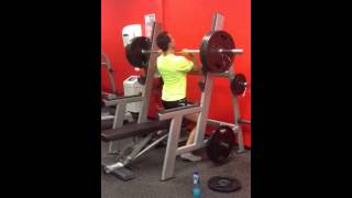 Cluster-set High box front squat