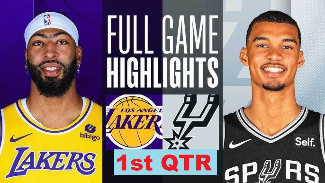 Los Angeles Lakers vs San Antonio Spurs Highlights 1st-QTR HD | Dec 15 ...