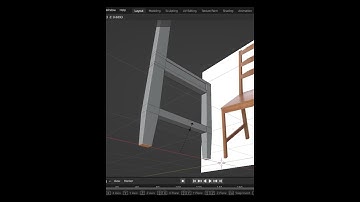 how to make a chair in 1 minute in blender( lazy tutorial )