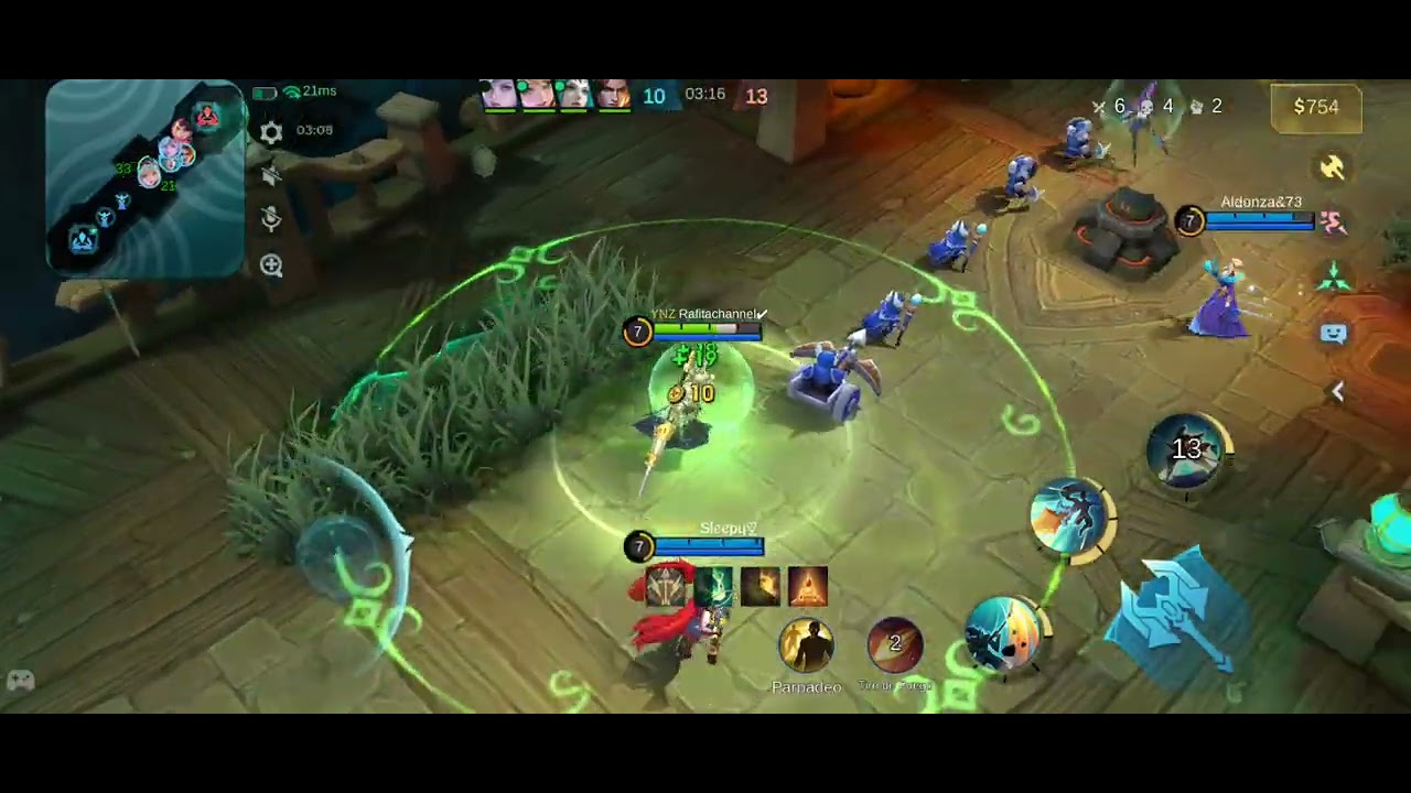 Un zilong en coliseo