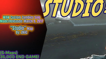 WAW Custom Zombies Solo▐ "Studio" Map Completed