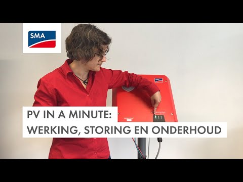 PV in a minute: werking, storing en onderhoud