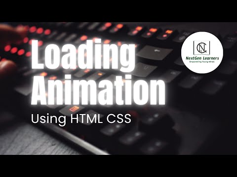 Create a Smooth Loading Animation using HTML & CSS 🔄 | Beginner Friendly