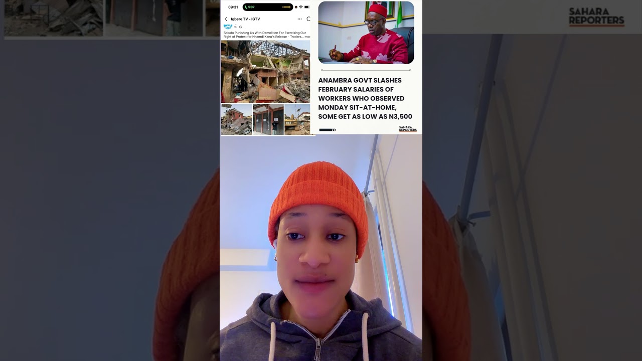 Soludo is demolishing main market and paying 3500 to workers who observed the sit at homes.