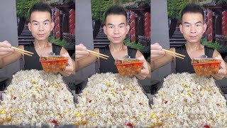 Mukbang Foodie Meat 🍖🥓Pork Chicken 🍗 Noodles 🍜 with Chinese food #food #delicious #pork #eating 