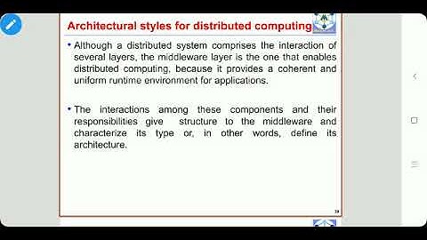 CC- Cloud Computing-BE CSE-IT- Architectural Styles for Distributed Computing