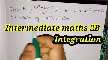 #Intermediate maths 2B||Integration #important problem#easy way of integration