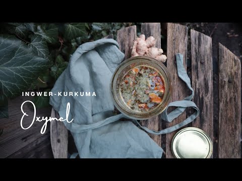 Rezept für Ingwer-Kurkuma-Oxymel