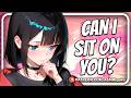 Your Goth Roommate Nervously Sits on Your Lap [F4A] [ASMR Roleplay]