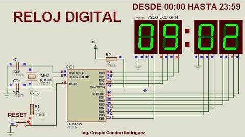 3d Display   Reloj Digital   PICMicro 16F84A