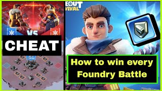 ✅ Biggest CHEAT | Ultimate Guide on Foundry Battle  Whiteout Survival | Win all foundry battle F2P