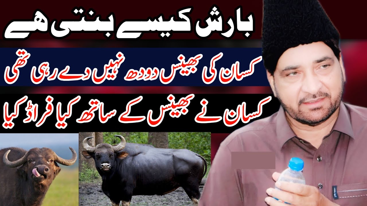 Barish Kaise Banti hai / Allama Ali Nasir Talhara / Kisan Aur Buffalo 🐃 Ka Waqia  / Nawab Azadari