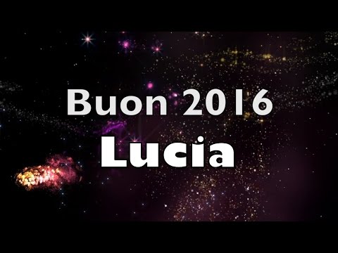 Buon 2016 Lucia!