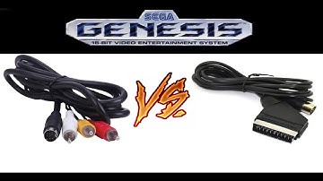 Sega Genesis Composite vs RGB Scart