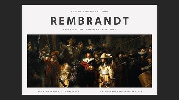 Testing Rembrandt’s Procreate Brushes by Digi Life