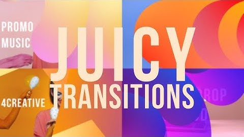 Juicy Shape Transitions Motion Graphics Templates