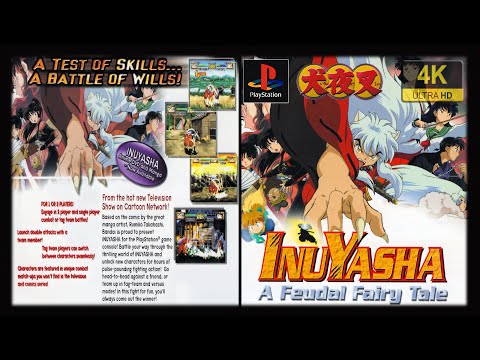 Inuyasha A Feudal Fairy Tale 4K60ᶠᵖˢ Longplay PlayStation 1
