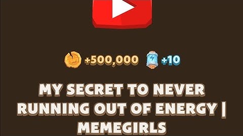 My Secret To Never Running Out Of Energy | Memegirls Code | Memefi Youtube Video Code Memefi Today