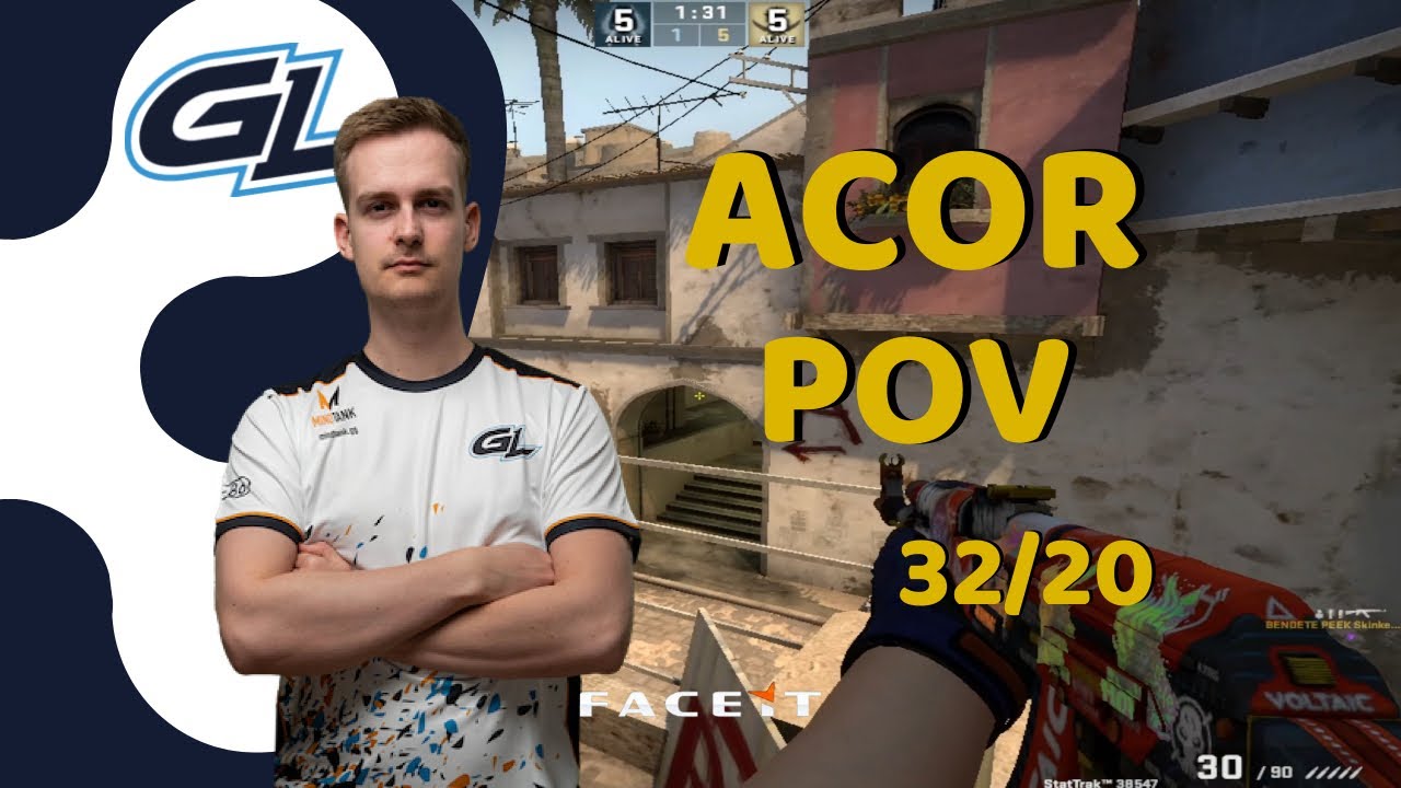 CS GO POV Demo GL acoR ( Mirage - 32/20 ) @FACEIT - YouTube