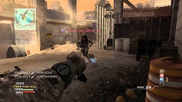 Call Of Duty MW3:All Or Nothing 9 Killstreak In 18 Seconds FFA Gunplay