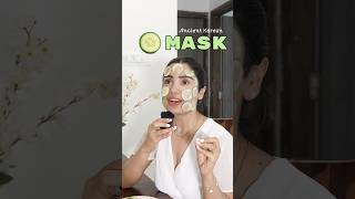 🥒 Cucumber face mask for hydration & glowing skin 🌟 Home remedy! DIY mask #facemask #glowingskin