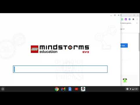 Install EV3 SW on CPS Chromebook