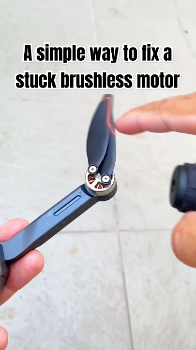 A simple way to fix a stuck brushless motor #drone #dronevideo #fpv #dronelife #fpvdrone