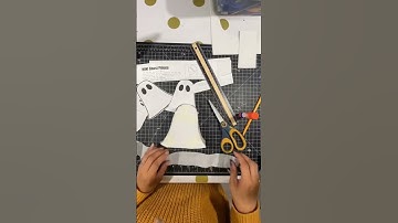 Mini Piñata Ghost 👻 #halloween #pinata #spooky