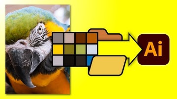 Create A Color Palette From ANY Image And Permanently Save To Illustrator