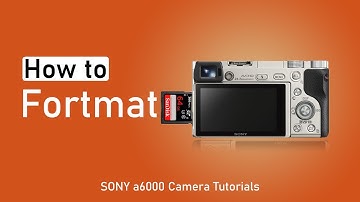 How to Format SD Memory Card | Sony a6000 Camera Tutorial