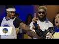 Gary Payton II Larry June Vs Andrew Wiggins P Lo In Warriors Handshake Battle mp3