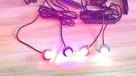 AL38 LED Hide A Way Strobe Light Four Color Synchronization